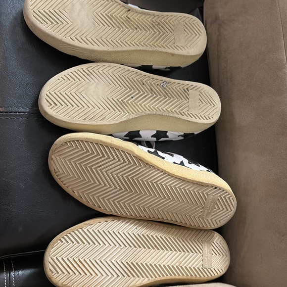 SAINT LAURENT COURT CLASSIC STAR SNEAKERS WHITE & BLACK LEATHER SIZE 37.5 - Picture 11 of 14